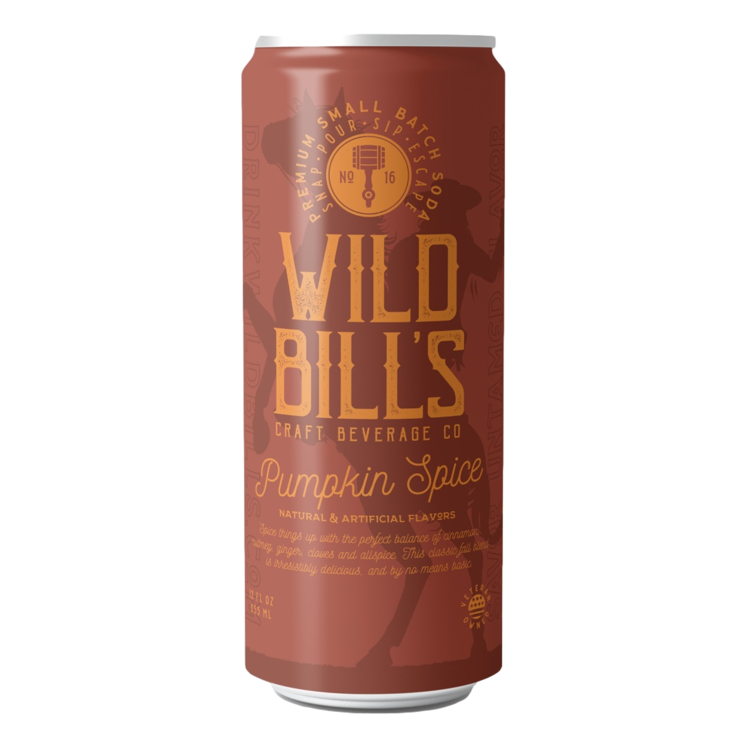 Pumpkin Spice - Premium Cane Sugar Soda, 12-Pack, Cans