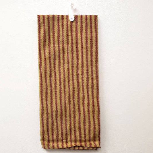 Red Ticking Kitchen Towel