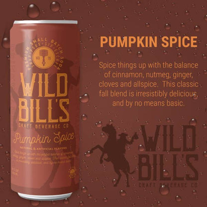 Pumpkin Spice - Premium Cane Sugar Soda, 12-Pack, Cans